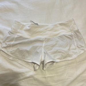 Lululemon white shorts